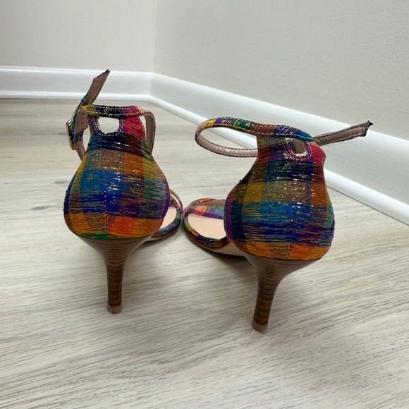 Stuart Weitzman Nunaked Metallic Multicolored Sandals - Picture 4 of 10